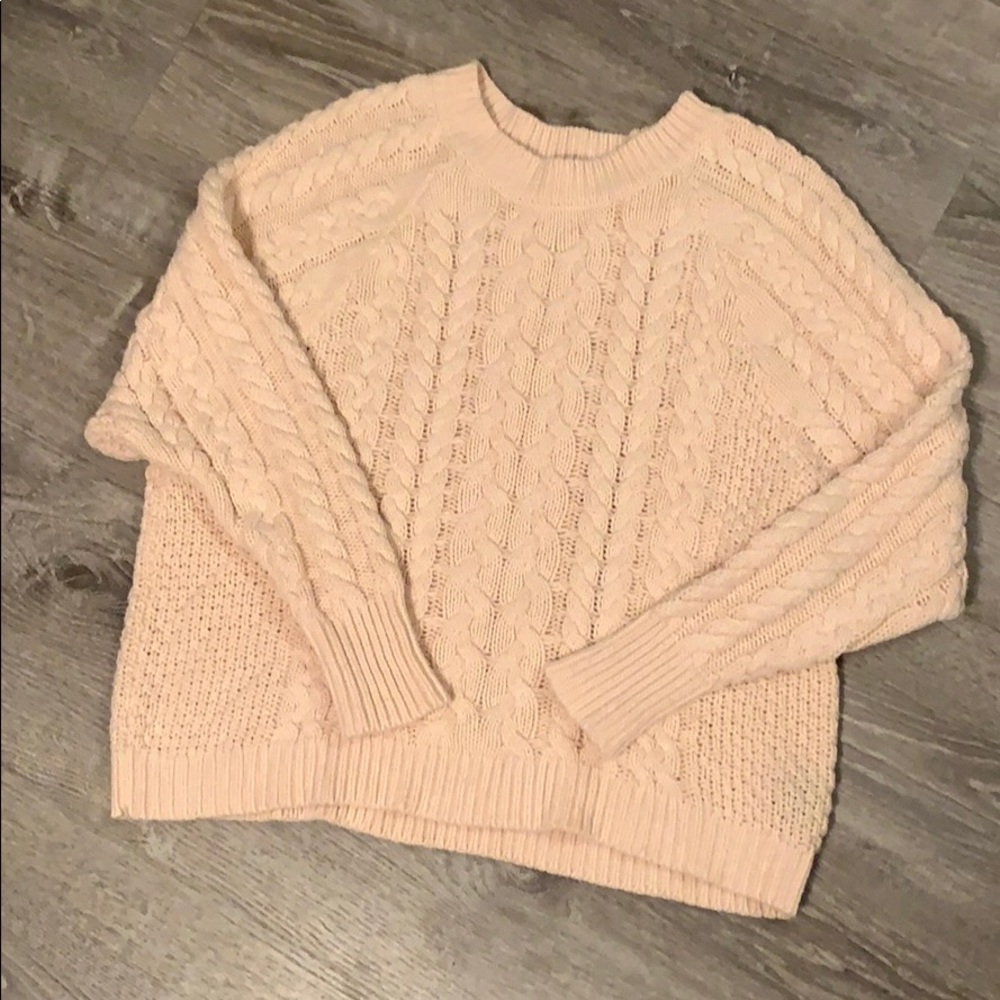 Aerie Super Soft Pink Sweater